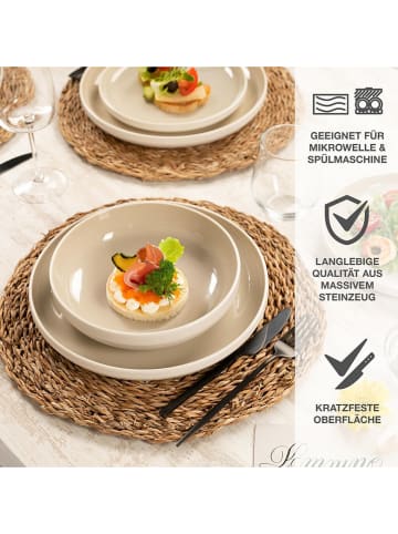 Moritz & Moritz 18tlg. Geschirrset "Cavo" in Beige