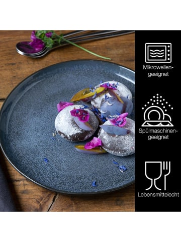 Moritz & Moritz 6er-Set: Dessertteller "Vida" in Blau - Ø 20 cm