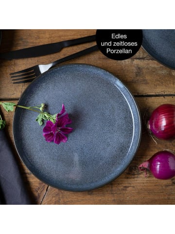 Moritz & Moritz 6-delige set: dessertborden "Vida" blauw - Ø 20 cm