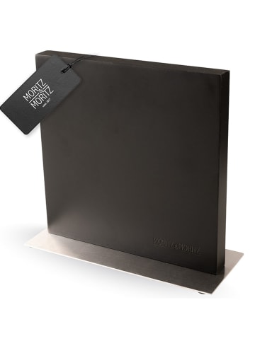 Moritz & Moritz Messerblock in Schwarz - (B)25 x (H)23 x (T)10 cm
