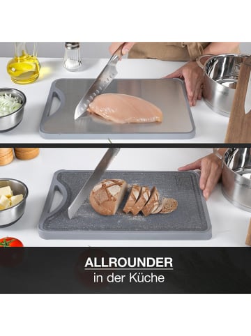 Moritz & Moritz Edelstahl-Schneidebrett - (L)40 x (B)26 cm