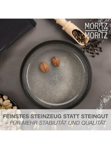 Moritz & Moritz Serveerschaal "Solid" antraciet - Ø 23 cm