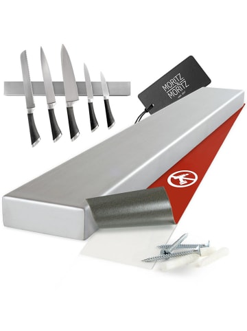 Moritz & Moritz Roestvrijstalen messenmagneetstrip - (L)40 cm
