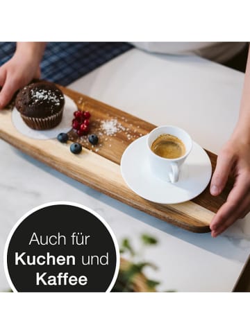 Moritz & Moritz Servierbrett in Hellbraun - (L)40 x (B)14 cm