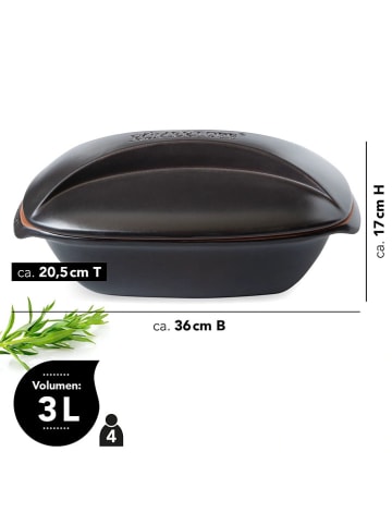 Moritz & Moritz 2-częściowy zestaw "Culinario" w kolorze czarnym - 3 l