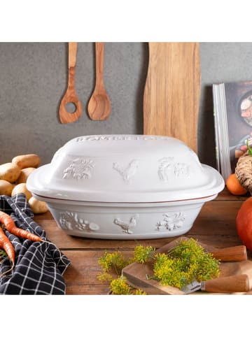 Moritz & Moritz 2-częściowy zestaw "Rustico" w kolorze białym - 5 l