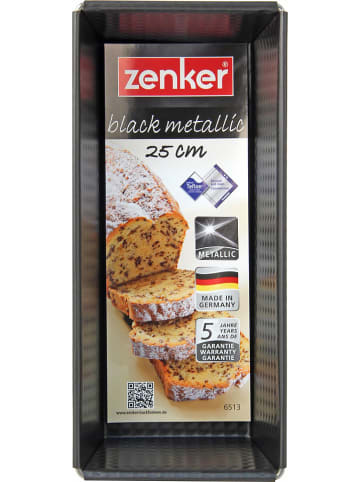 Zenker Kastenform "Black metallic" in Schwarz - (L)25 cm