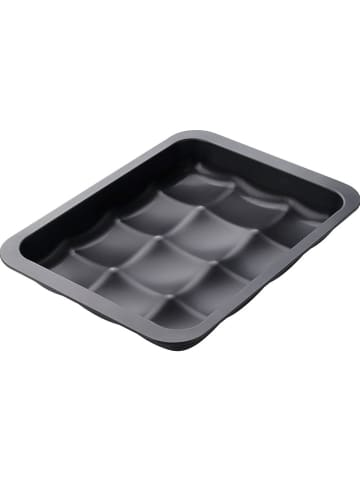 Zenker Brötchen-/Dampfnudelform "Black Metallic" in Schwarz - (B)36 x (H)5 x (T)27 cm