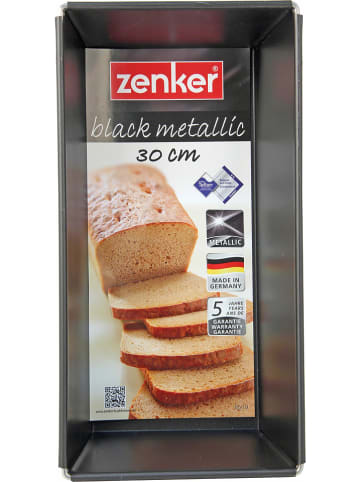 Zenker Brotbackform "Black Metallic" in Schwarz - (B)30 x (T)16 cm