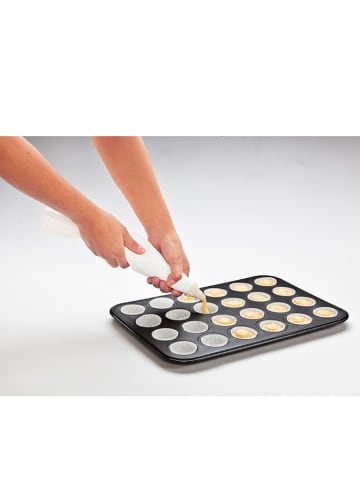 Zenker Muffin-Backform "Black Metallic" in Schwarz - (B)38 x (T)26 cm