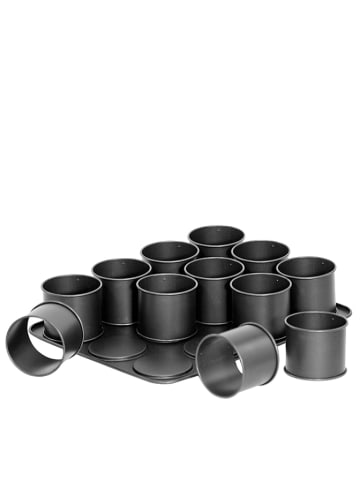 Zenker 12-częściowy zestaw w kolorze antracytowym