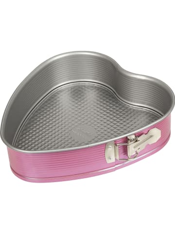 Zenker Herzspringform "creative studio" in Rosa - (B)24 x (T)28 cm