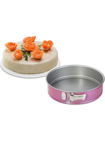 Zenker Tortownica "creative studio" w kolorze jasnoróżowym - Ø 26 cm