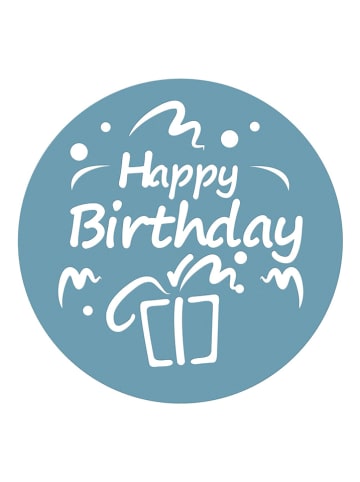 Zenker Szablony (2 szt.) w kolorze jasnoróżowo-niebieskim do ciast - Ø 25,5 cm