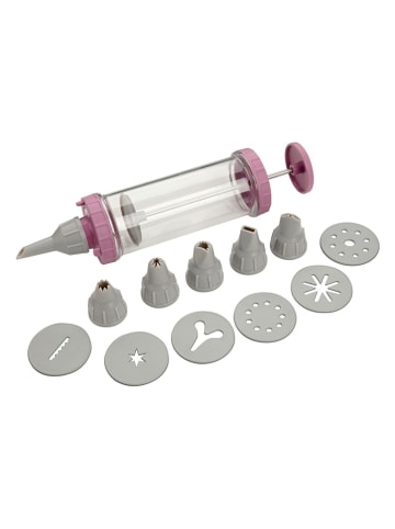 Zenker Garnierspritze und Plätzchenpresse in Grau/ Lila