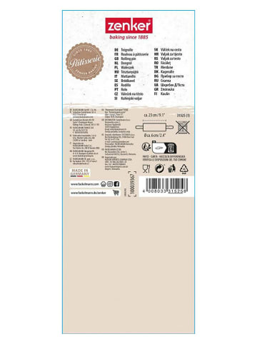 Zenker Teigrolle ''Patisserie'' in Beige - (H)23 x Ø 6 cm