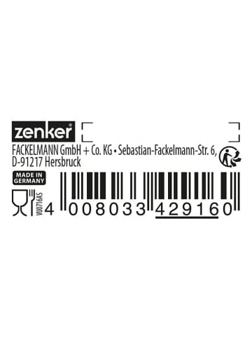 Zenker Pędzel cukierniczy "Patisserie" w kolorze białym - 19,5 x 3,5 cm