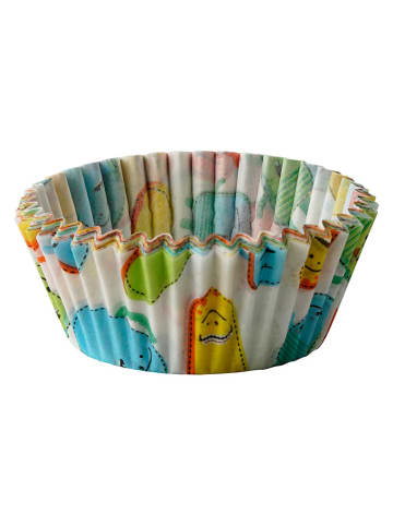 Zenker 2er-Set: Muffin-Papierförmchen ''Kids'' in Weiß/ Bunt - 2x 50 Stück