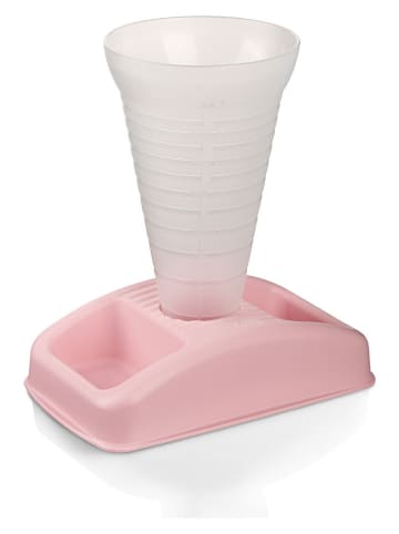 Zenker Uchwyt w kolorze jasnoróżowo-białym do worka cukierniczego - 21 x 11 cm