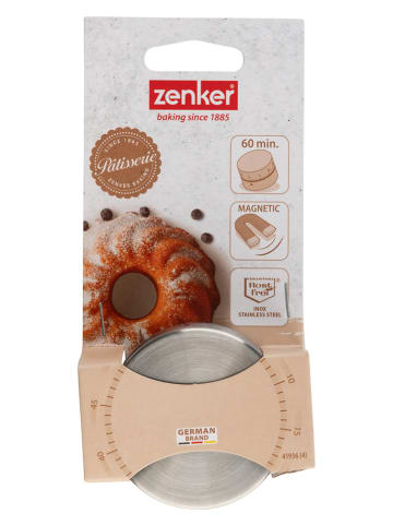 Zenker Kurzzeitwecker in Silber - Ø 6,5 cm