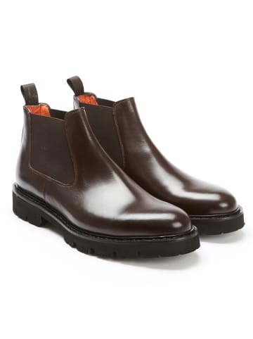 British Passport Leren chelseaboots bruin