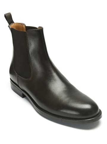 British Passport Skórzane sztyblety w kolorze brązowym