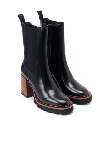 British Passport Skórzane sztyblety w kolorze czarnym