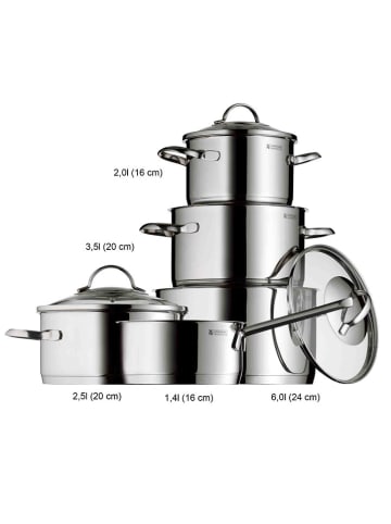 WMF 9tlg. Edelstahl-Kochgeschirr-Set "Provence Plus"