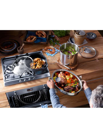 WMF 3tlg. Set: Edelstahl-Bräter - (B)41 x (T)28,5 cm