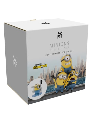 WMF 3tlg. Set: Eierbecher, Eierlöffel und Hämmerchen "MINIONS®" - ab 3 Jahren