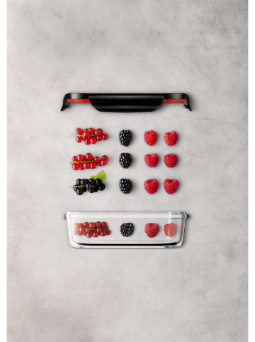 Silit Frischhaltedose "Storio" in Transparent/ Schwarz - 750 ml