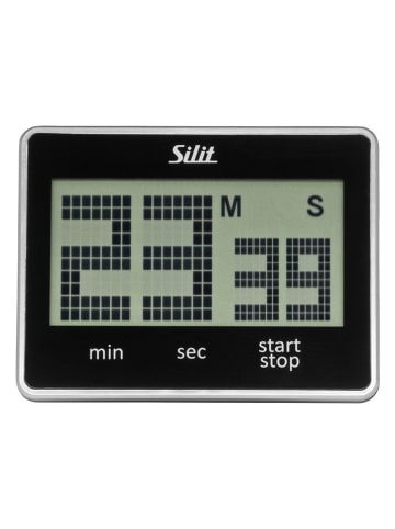Silit Kurzzeitwecker "Attimo" in Schwarz - (B)9 x (H)7 cm