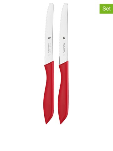 WMF 2er-Set: Vespermesser in Rot - (L)23 cm