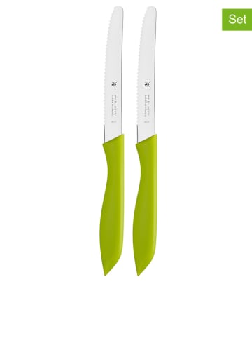 WMF 2er-Set: Vespermesser in Grün - (L)23 cm