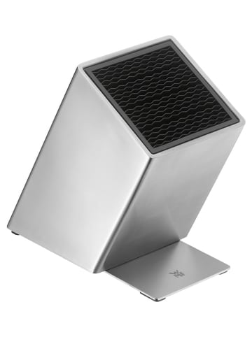 WMF Messerblock ''Flextec'' in Silber - (B)15,7 x (H)25 x (T)26,5 cm