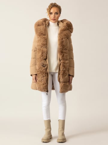 APART Płaszcz zimowy w kolorze karmelowym