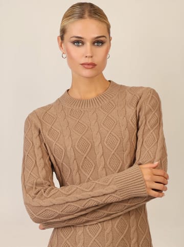 APART Strickkleid in Camel