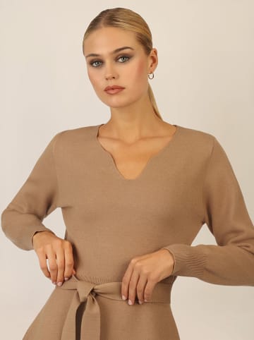 APART Strickkleid in Camel