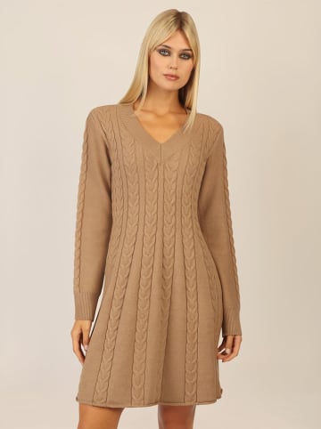 APART Strickkleid in Camel