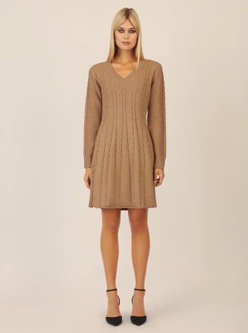APART Strickkleid in Camel