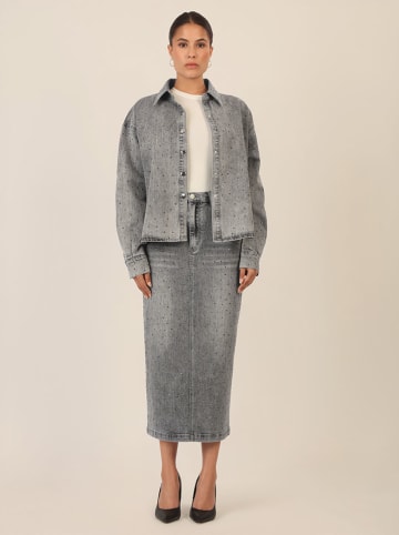 APART Koszula dżinsowa w kolorze szarym