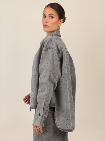 APART Koszula dżinsowa w kolorze szarym