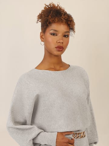 APART Strickkleid in Hellgrau