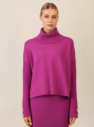 APART Rollkragenpullover in Lila