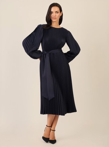 APART Plisséjurk donkerblauw