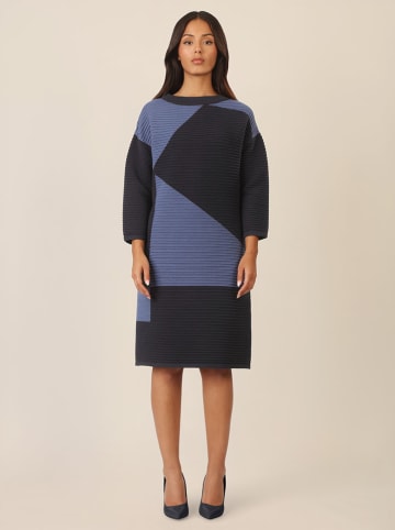 APART Gebreide jurk donkerblauw/blauw