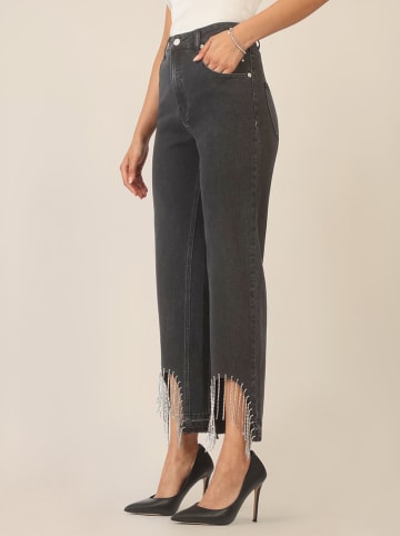 APART Spijkerbroek - mom fit - zwart