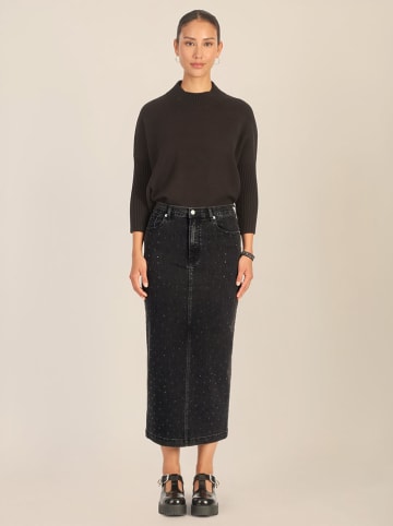 APART Jeansrock in Schwarz