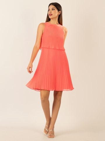 APART Plisseekleid in Koralle