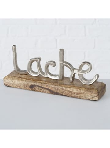 Boltze 3er-Set: Schriftzüge "Jillien" in Silber/ Hellbraun - (H)12 cm